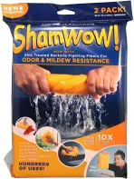 Sham Wow Absorbent Shammy Cloth 2 Pack