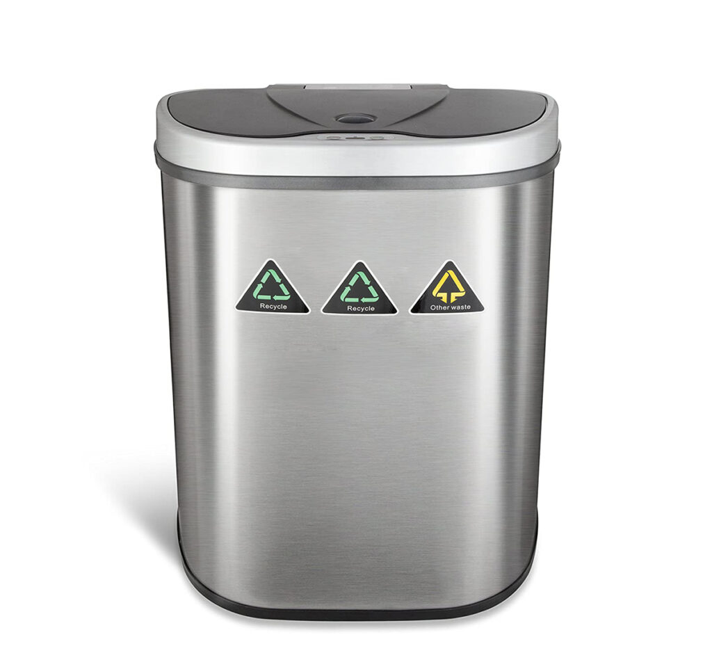 70L Stainless Steel Automatic Trash