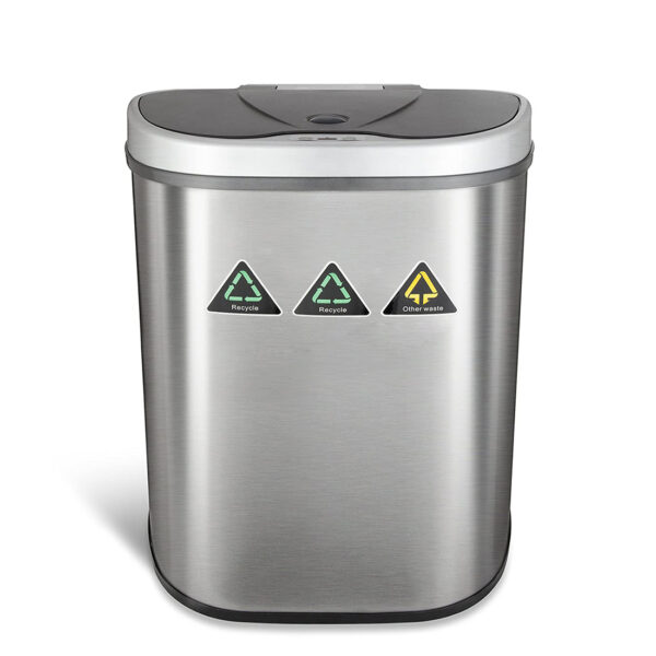 70L Stainless Steel Automatic Trash